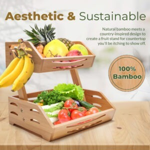 Bamboo Basket - African Caribbean Market
