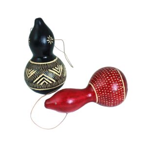 Hand Carved Calabash Gourd Ornament